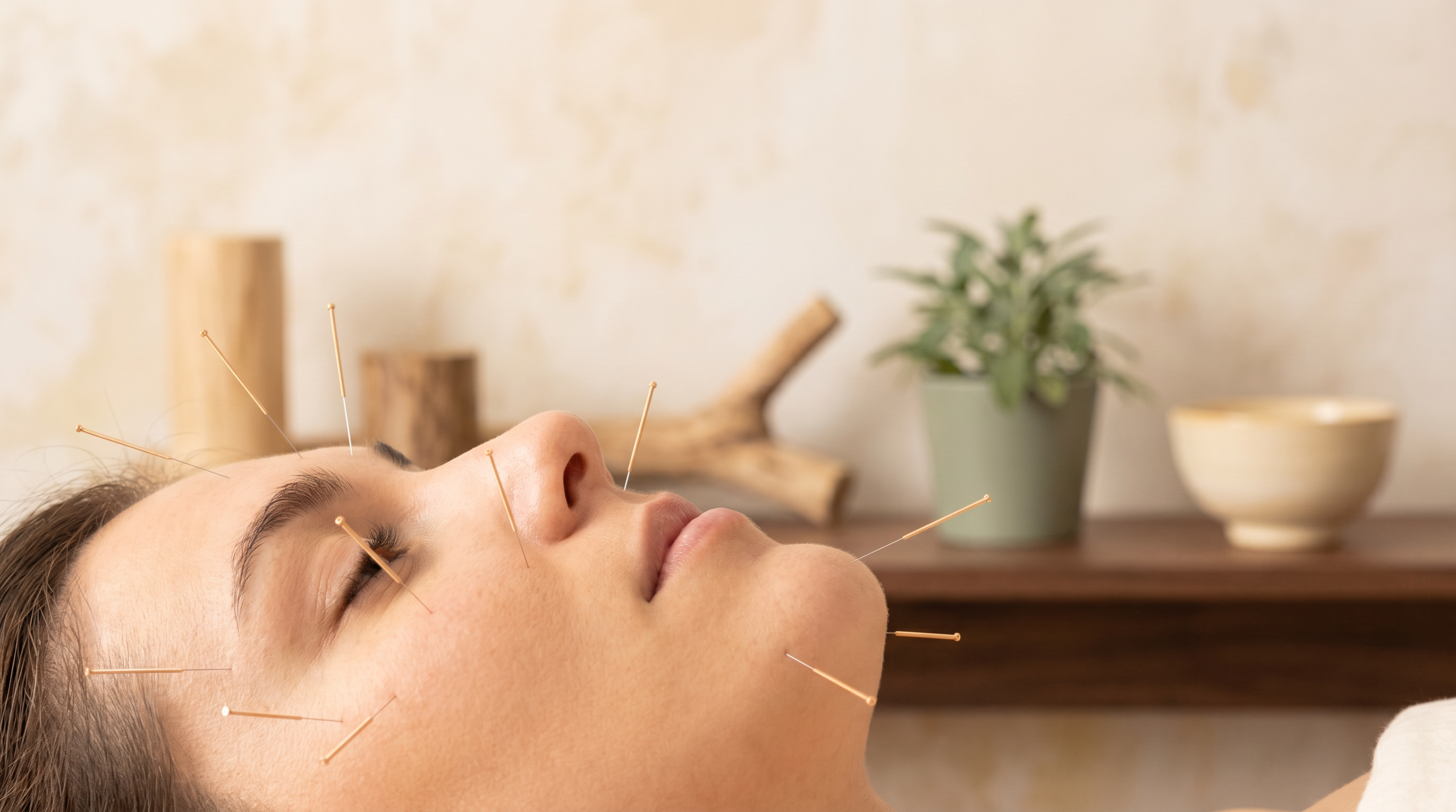 ฝังเข็มหน้าใส ยกกระชับ ลดริ้วรอย ผิวเปล่งปลั่งโดยไม่ต้องฉีดฟิลเลอร์ — อธิบายโดย พจ. ณัฐนรี (หมอณัฐนรี)